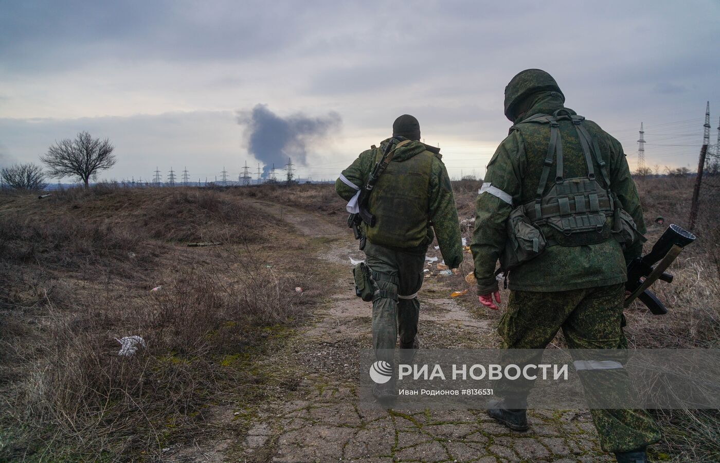 Народная милиция ДНР под Мариуполем