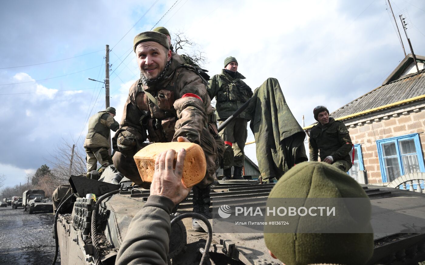 Освобожденное село Свободное в ДНР