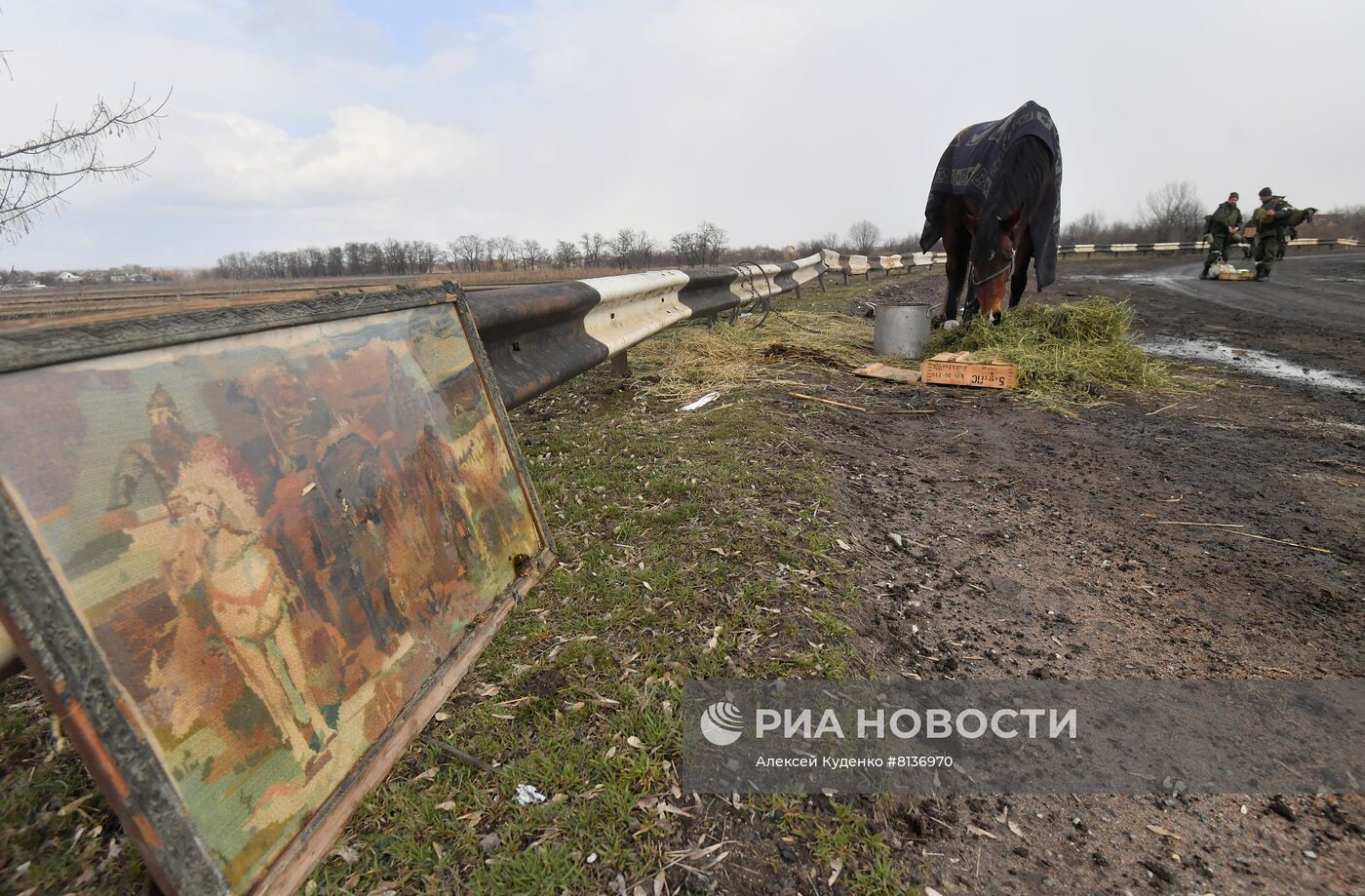 Жизнь в освобожденном поселке Сартана в ДНР