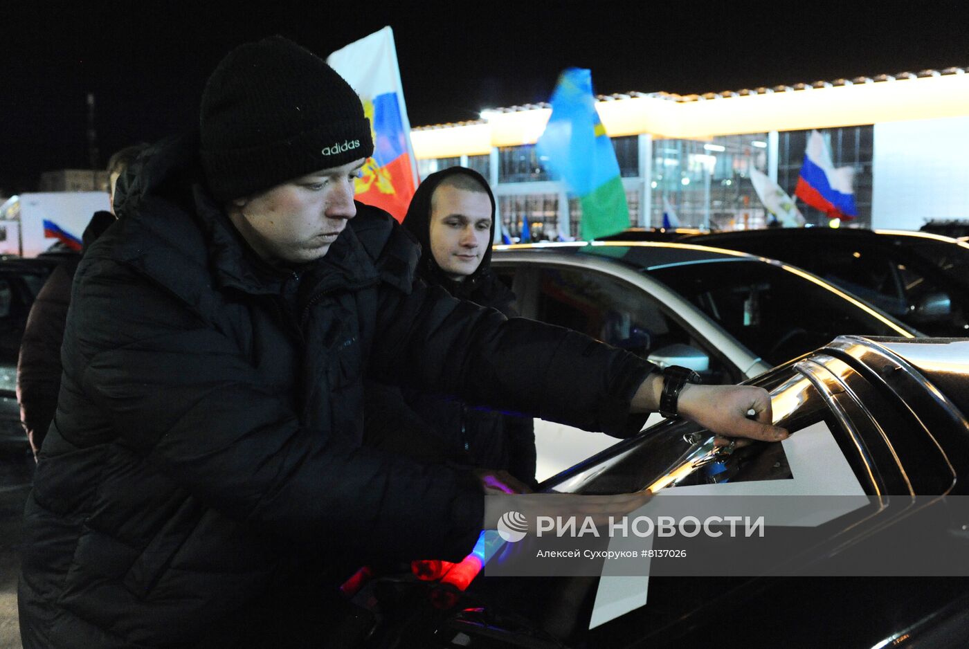 Автопробег в Тамбове в поддержку российских военных на Украине