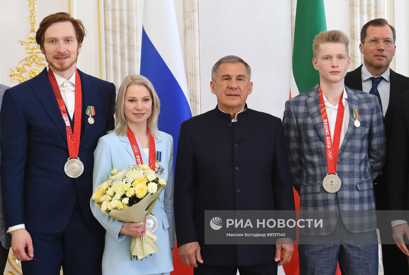 Церемония чествования олимпийцев Республики Татарстан в Казани