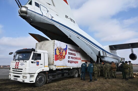 Отправка гуманитарной помощи для жителей Запорожской области