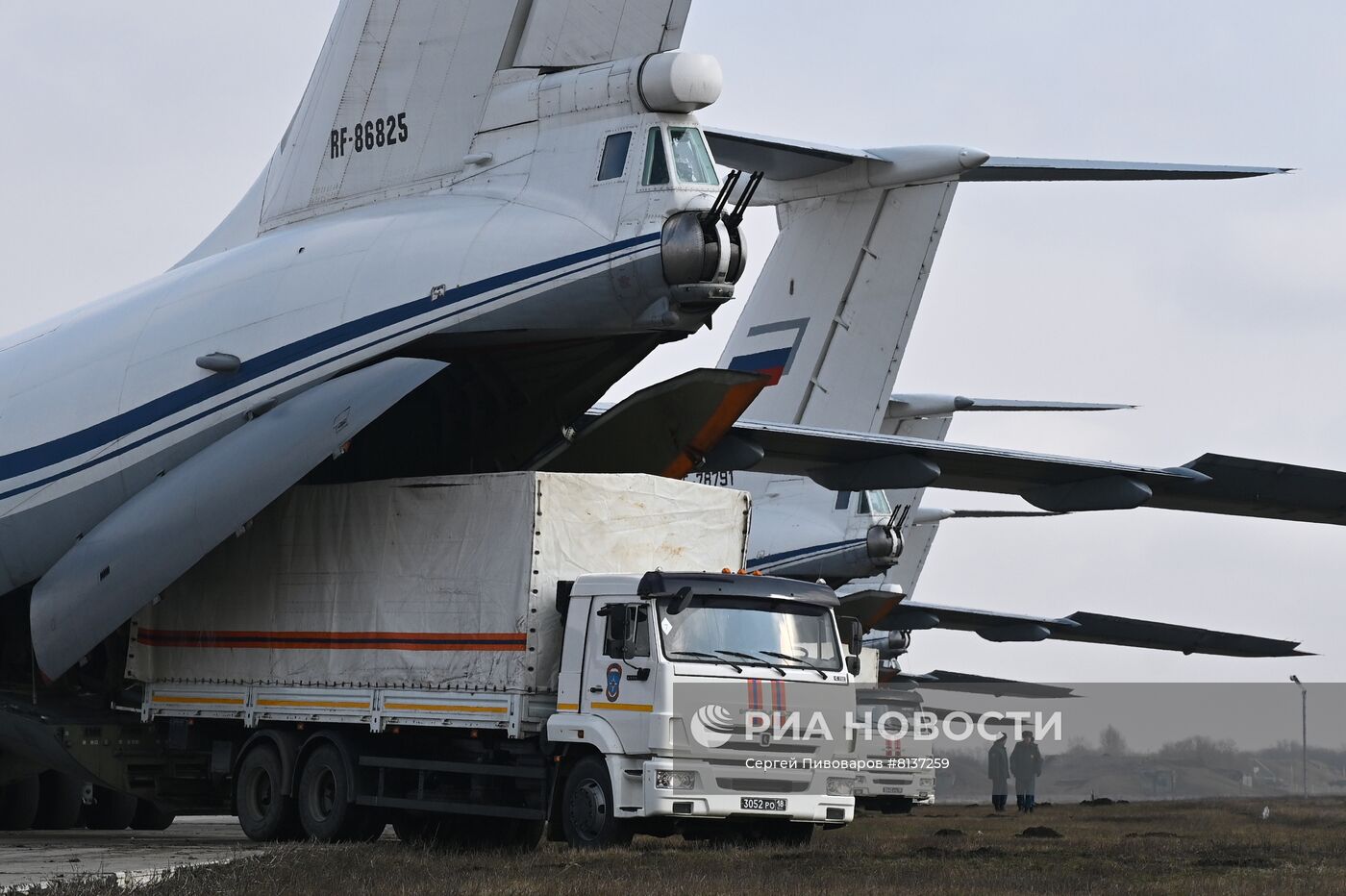 Отправка гуманитарной помощи для жителей Запорожской области