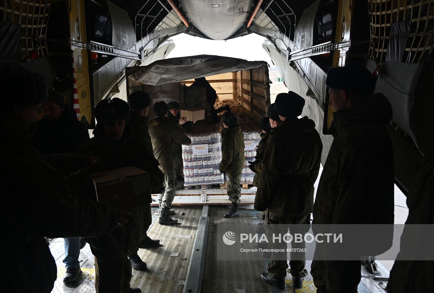Отправка гуманитарной помощи для жителей Запорожской области
