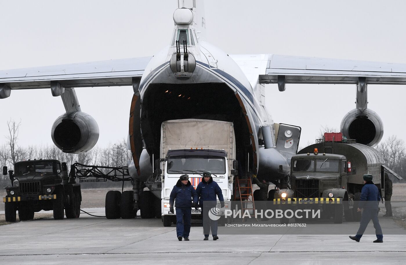 Отправка гуманитарной помощи для жителей Запорожской области