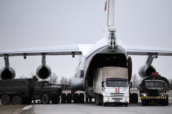 Отправка гуманитарной помощи для жителей Запорожской области