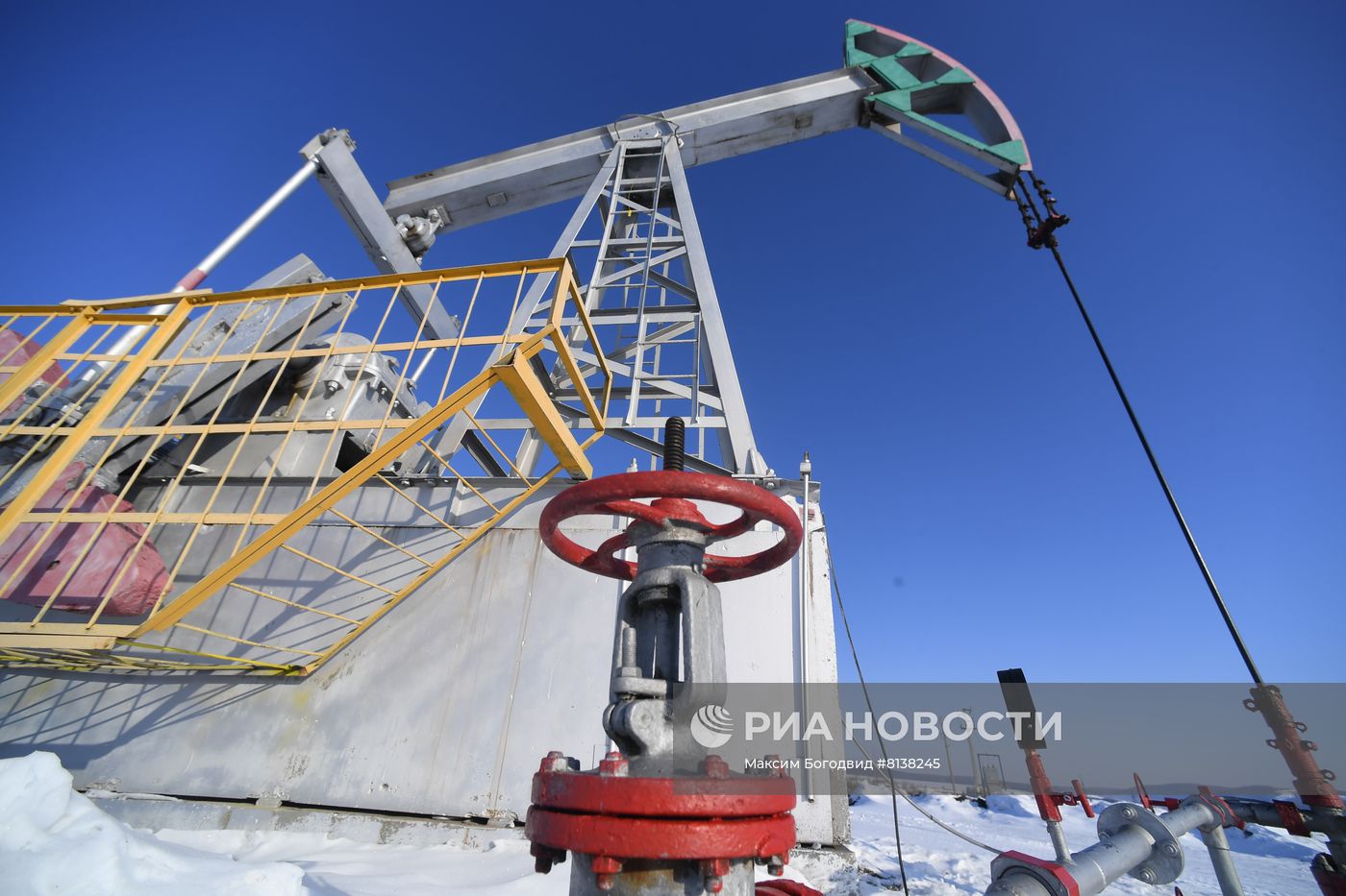 Нефтяные качалки в Татарстане