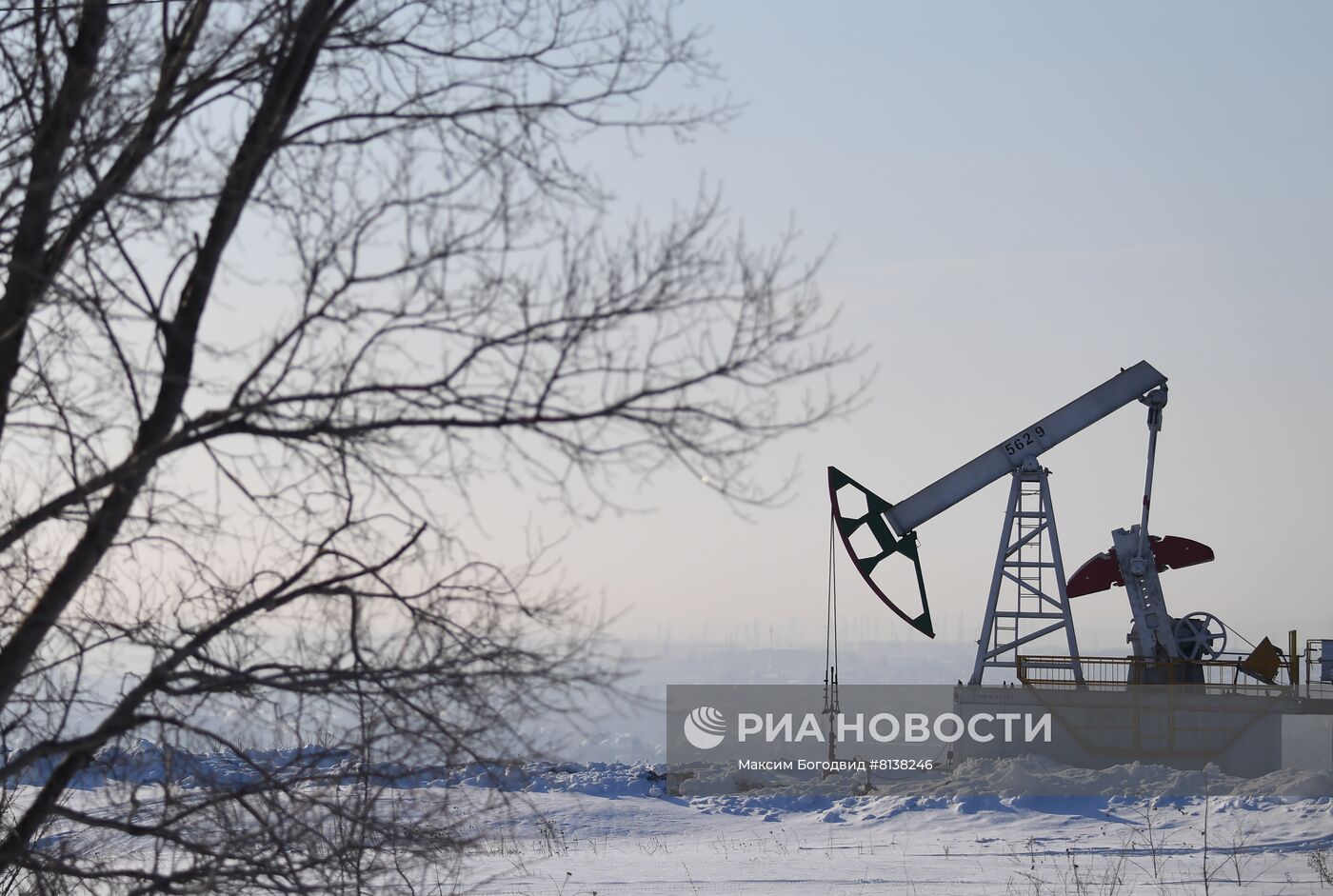 Нефтяные качалки в Татарстане