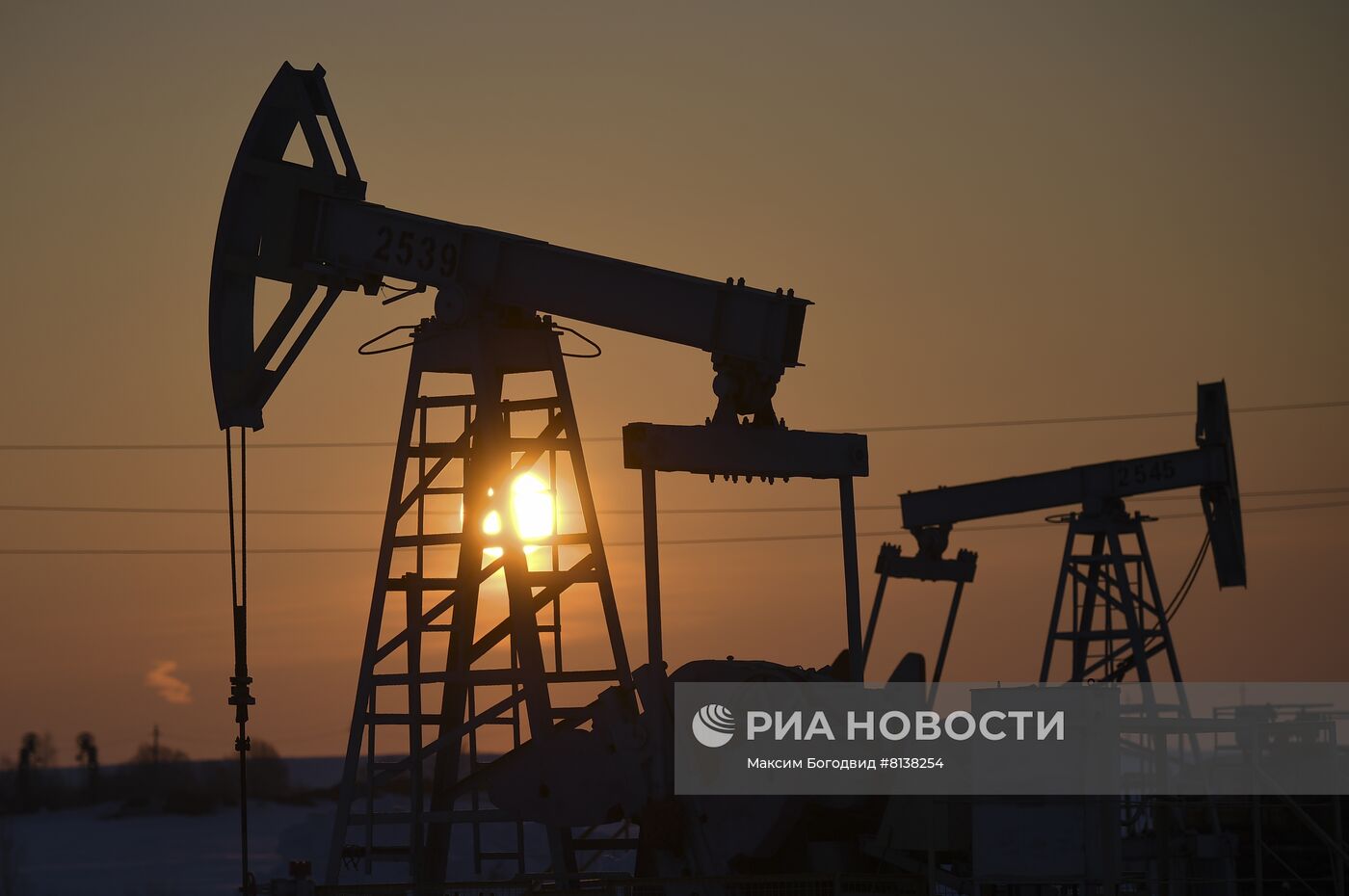 Нефтяные качалки в Татарстане