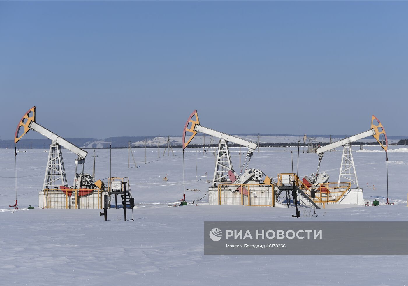 Нефтяные качалки в Татарстане