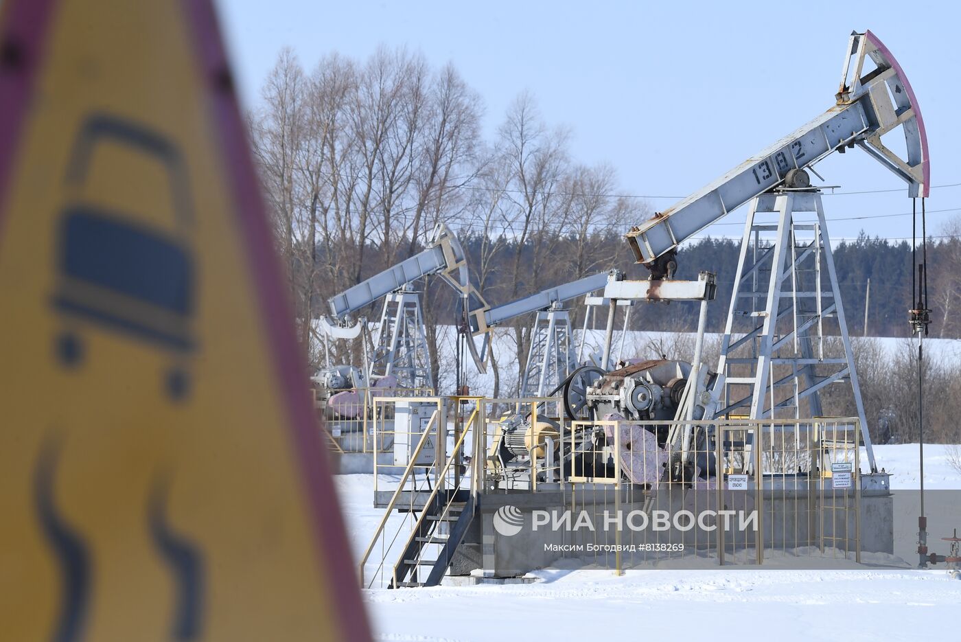 Нефтяные качалки в Татарстане