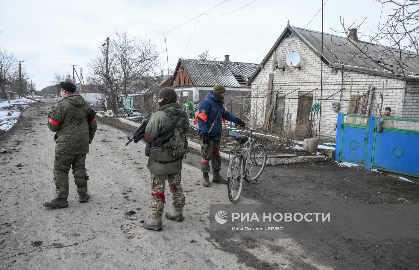 Освобожденное село Новотроицкое в ДНР