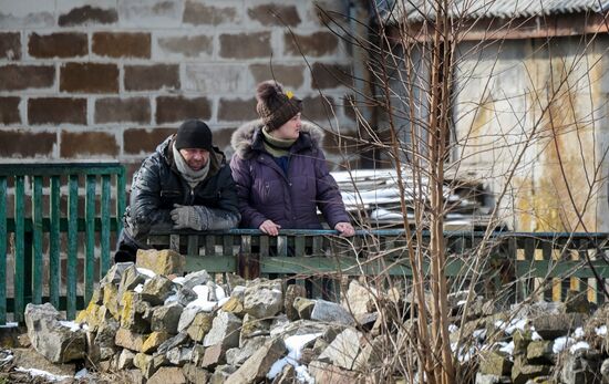 Освобожденное село Новотроицкое в ДНР