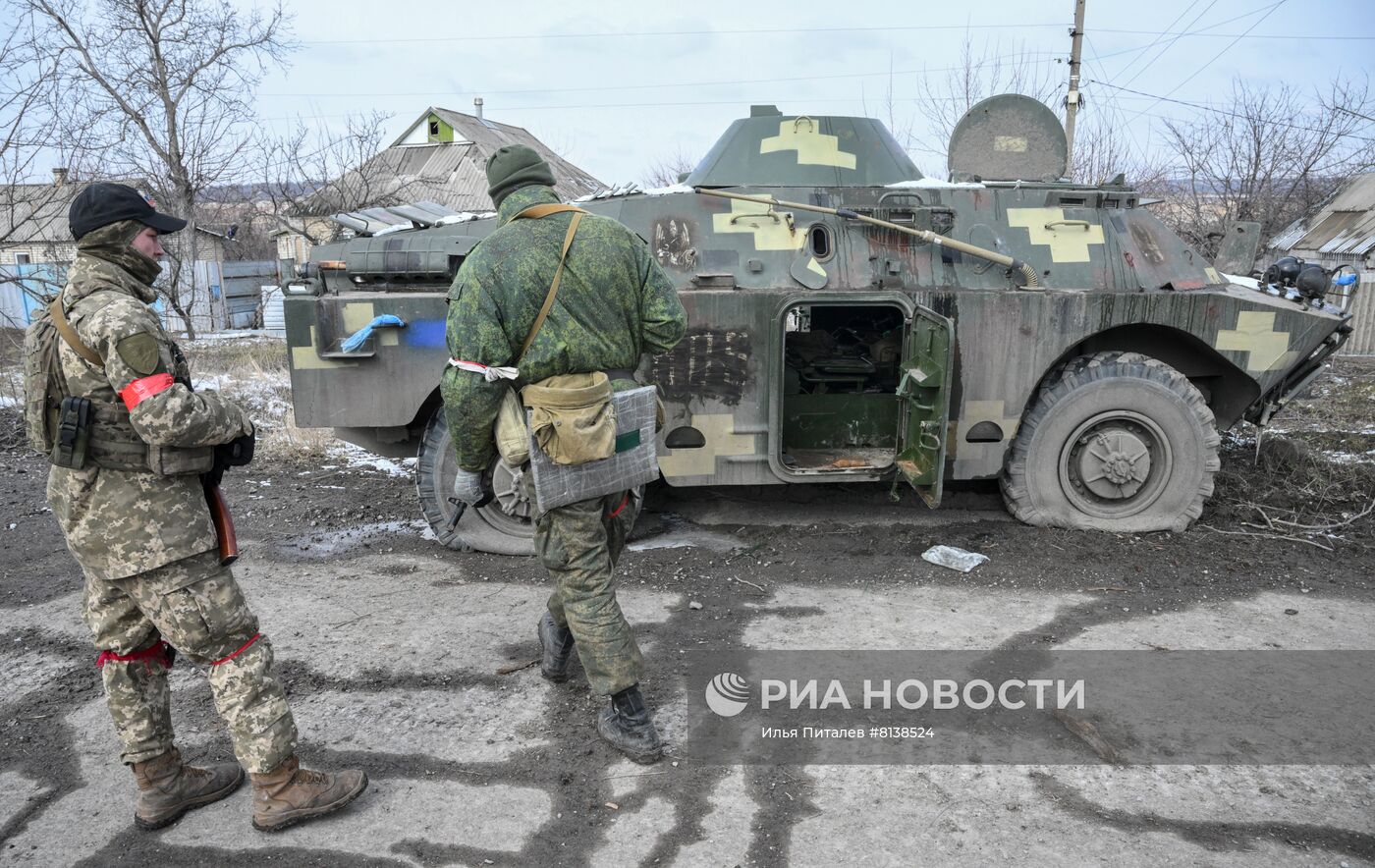 Освобожденное село Новотроицкое в ДНР