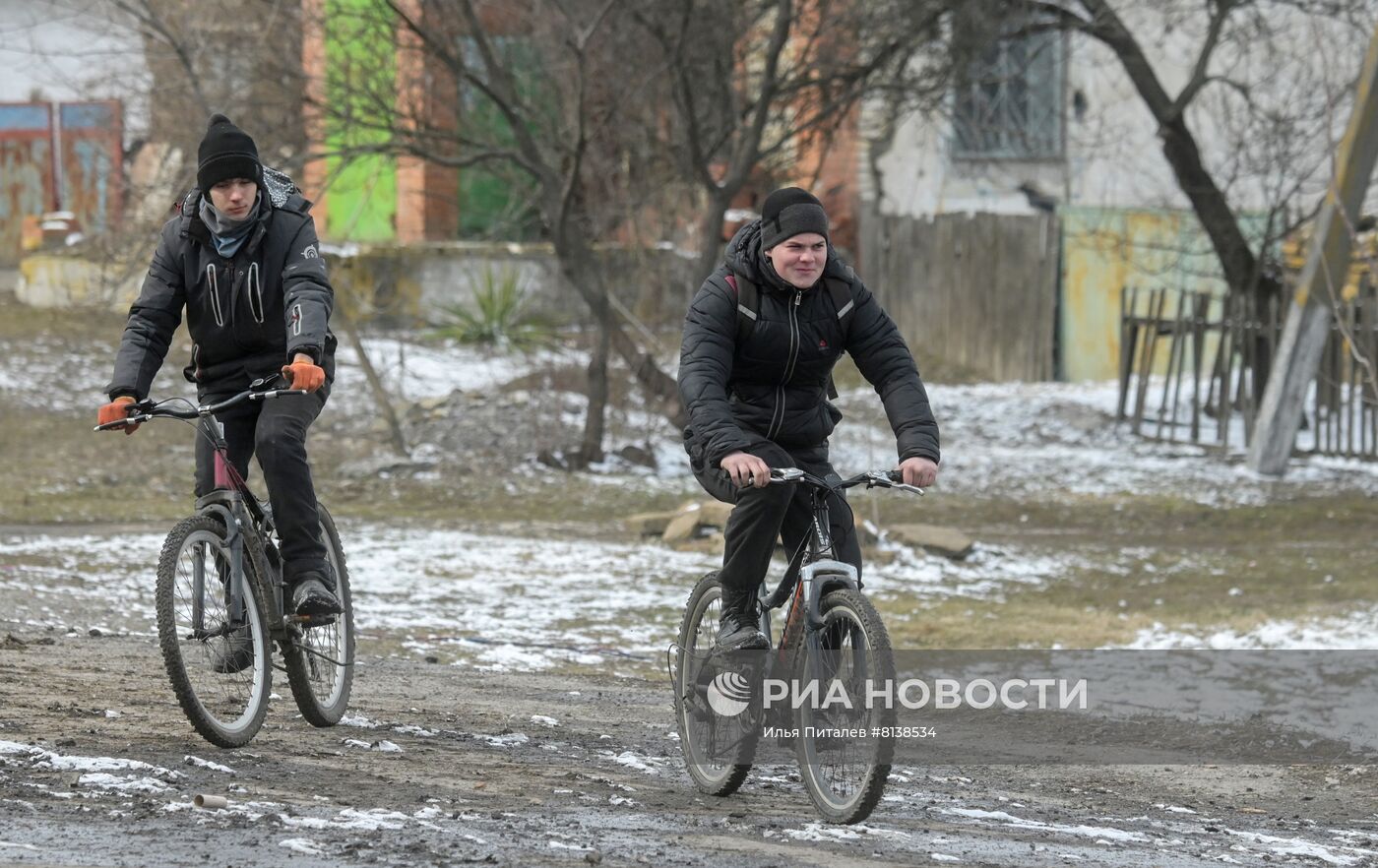 Освобожденное село Новотроицкое в ДНР