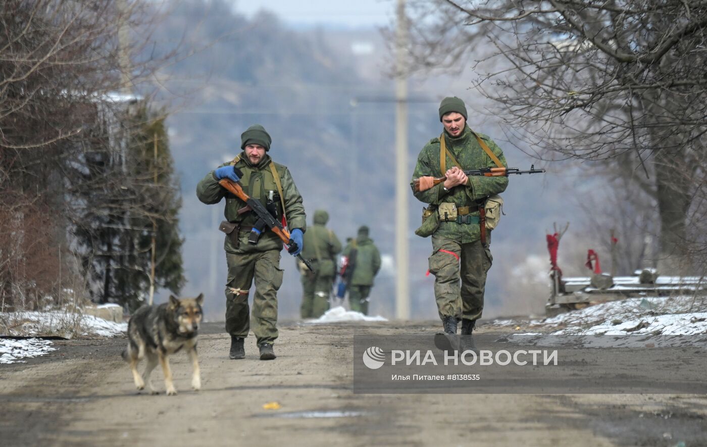 Освобожденное село Новотроицкое в ДНР