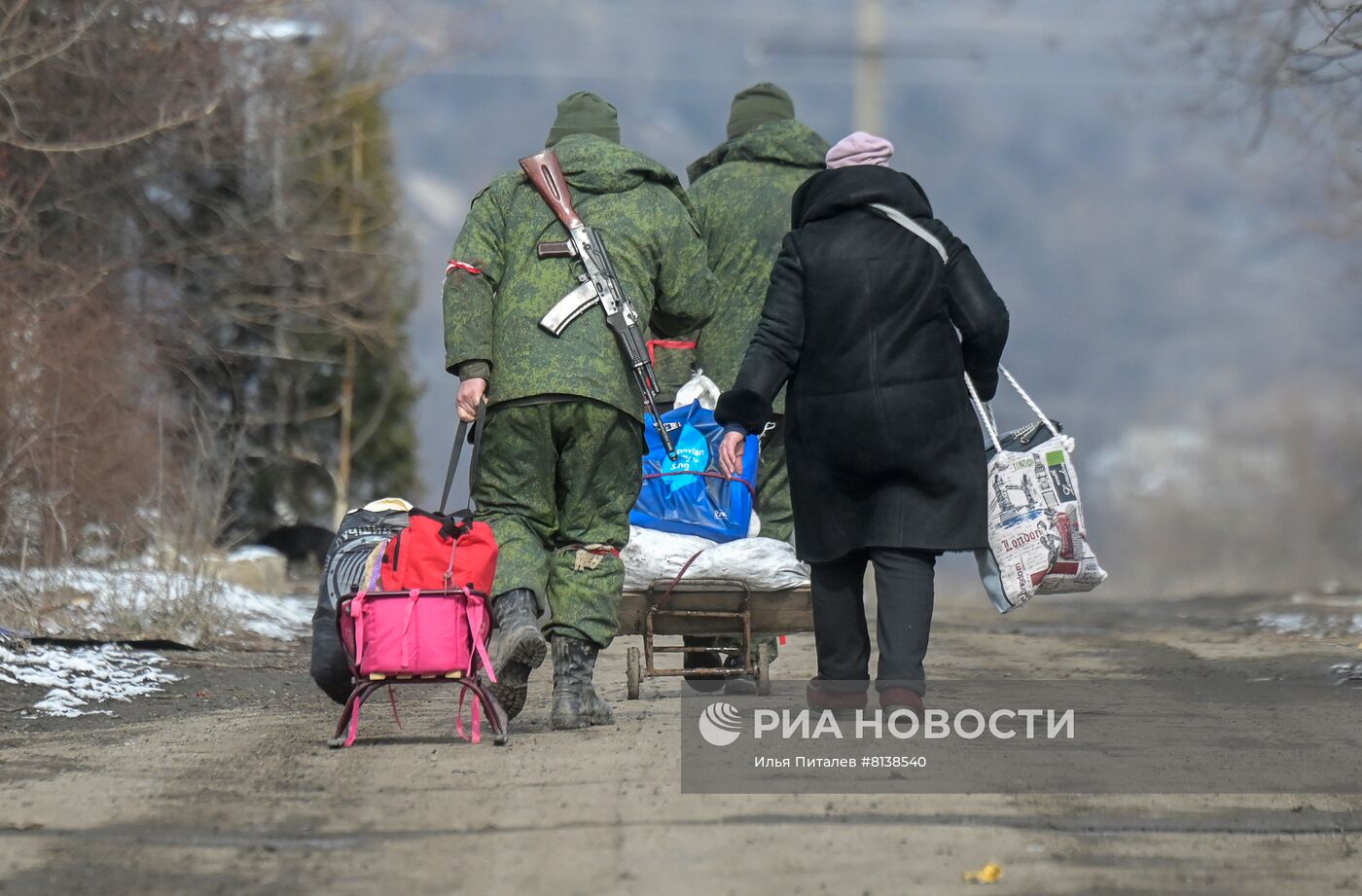 Освобожденное село Новотроицкое в ДНР