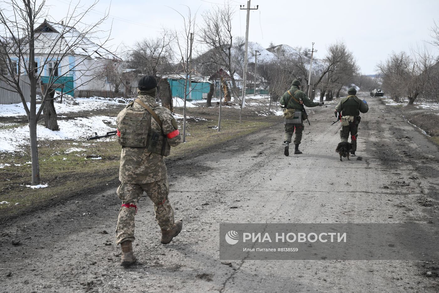 Освобожденное село Новотроицкое в ДНР