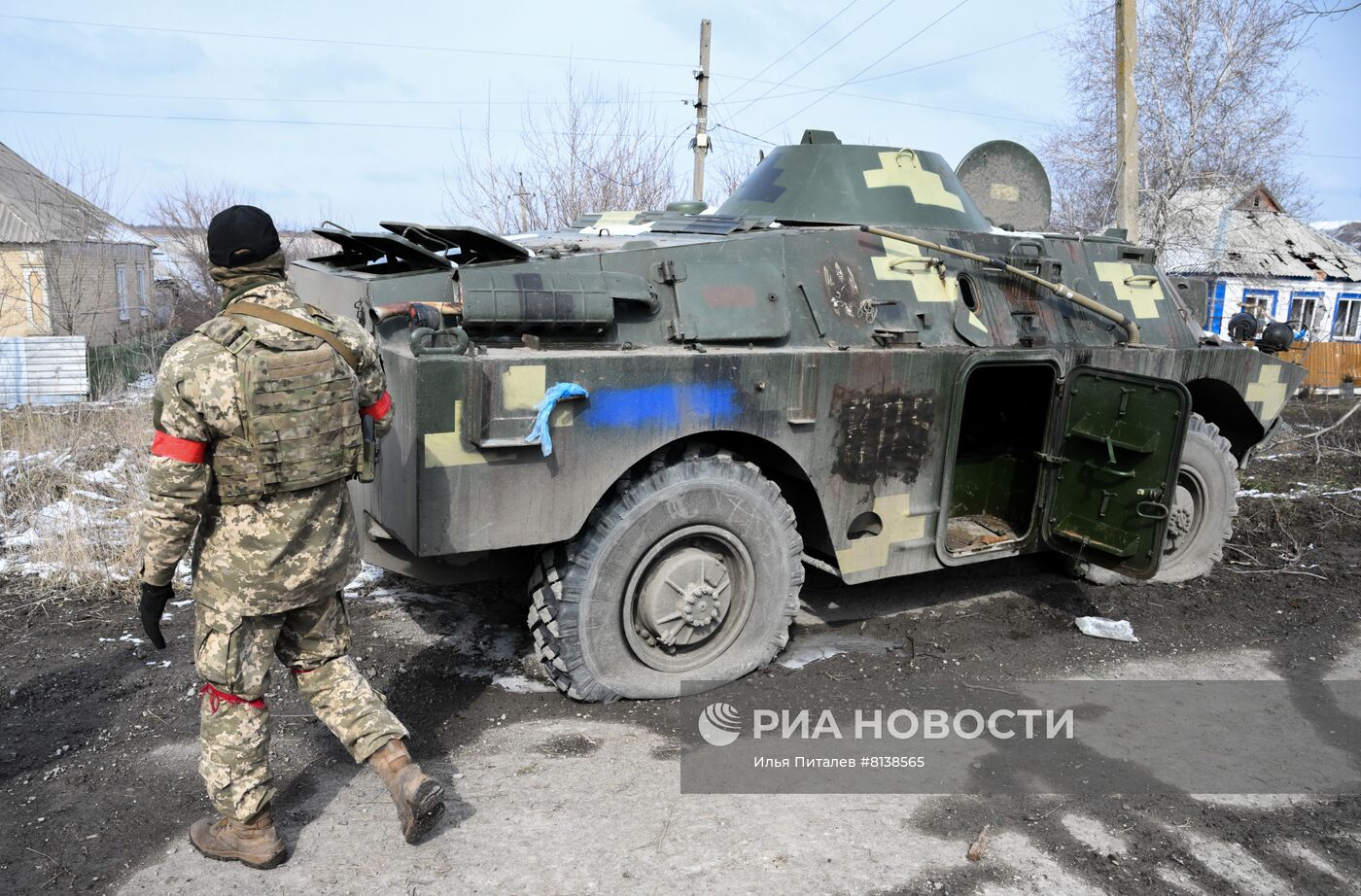 Освобожденное село Новотроицкое в ДНР