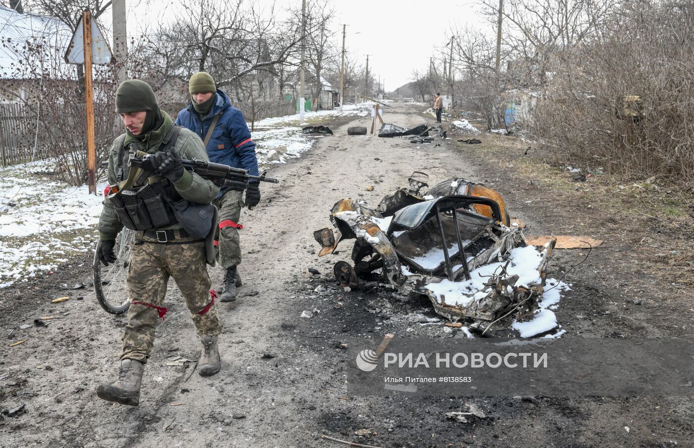 Освобожденное село Новотроицкое в ДНР