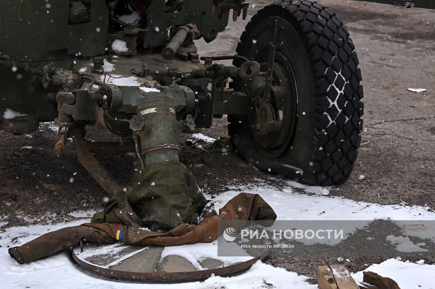 Уничтоженная военная техника ВСУ в окрестностях Херсона