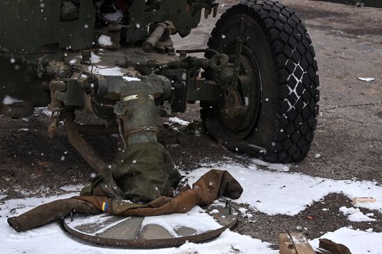 Уничтоженная военная техника ВСУ в окрестностях Херсона
