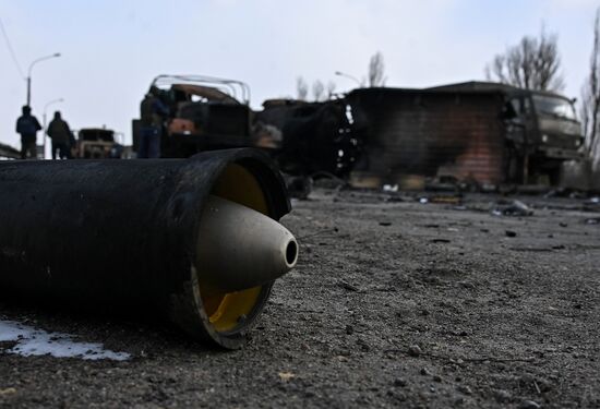 Уничтоженная военная техника ВСУ в окрестностях Херсона