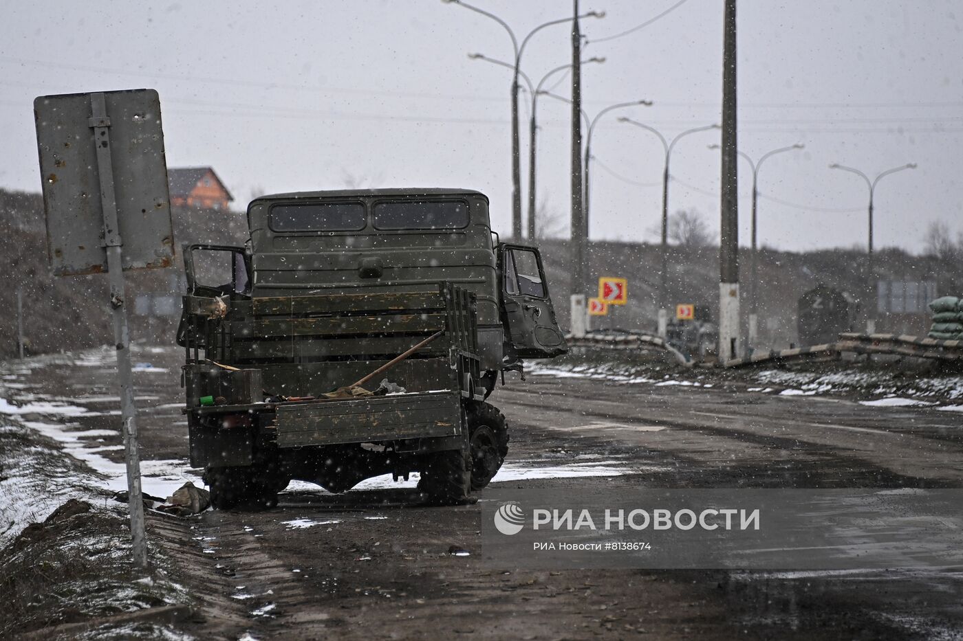 Уничтоженная военная техника ВСУ в окрестностях Херсона