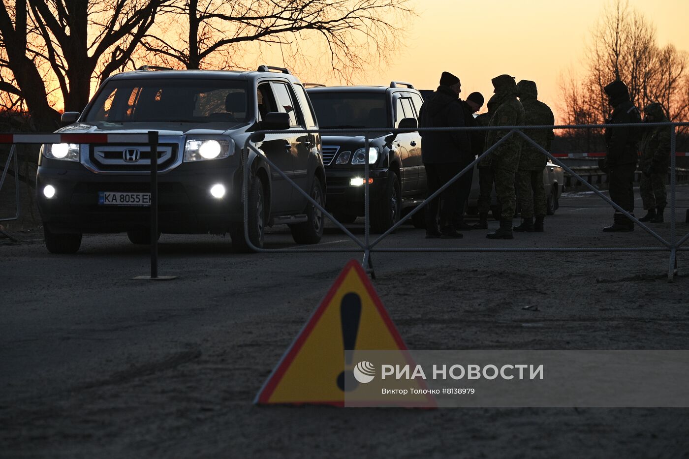 Прибытие в Белоруссию беженцев из Украины