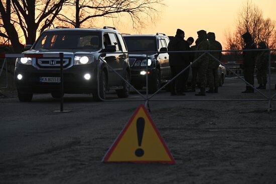 Прибытие в Белоруссию беженцев из Украины