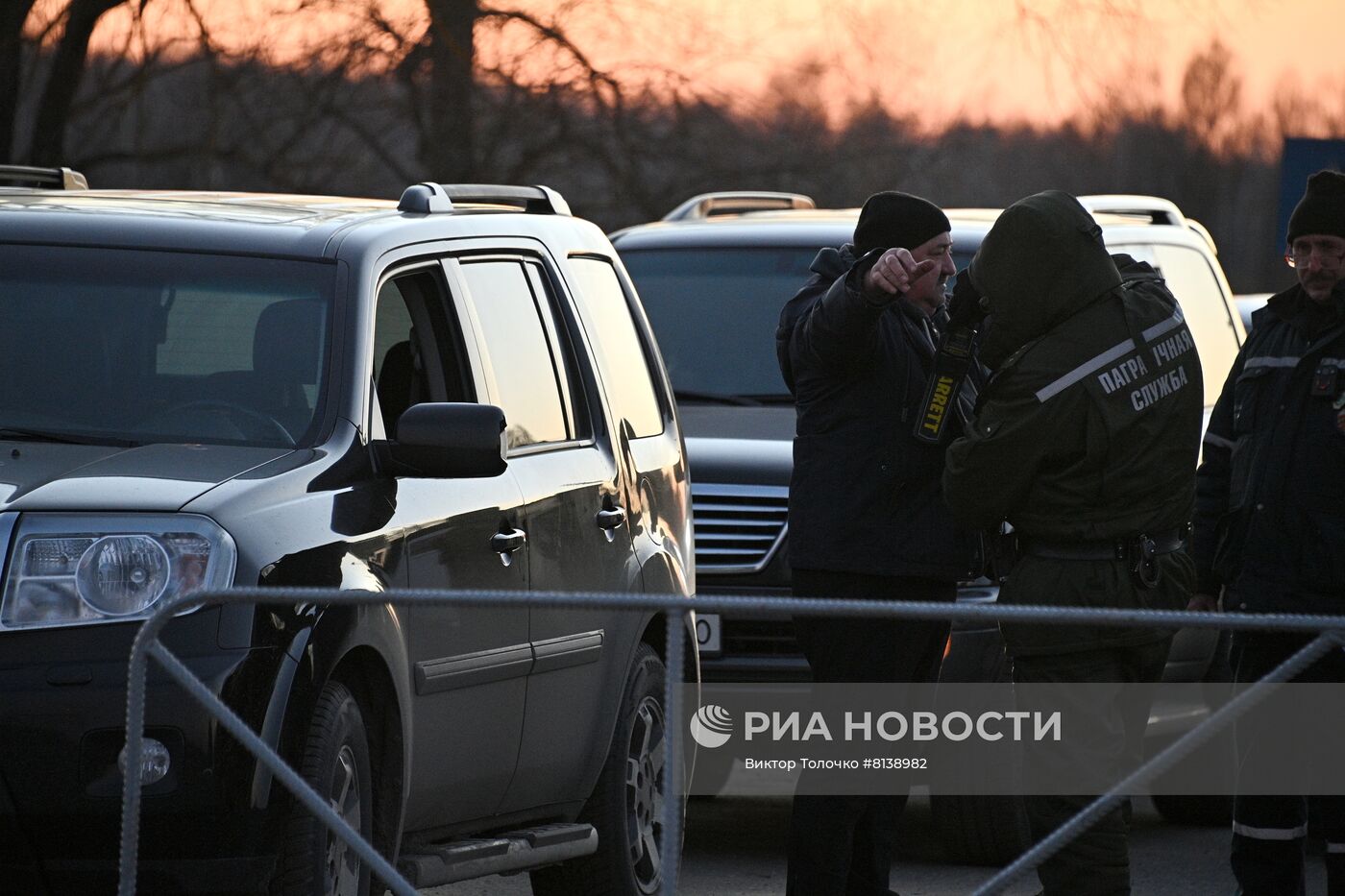 Прибытие в Белоруссию беженцев из Украины