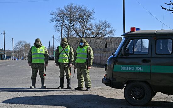 Прибытие в Белоруссию беженцев из Украины