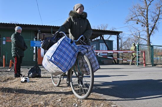 Прибытие в Белоруссию беженцев из Украины