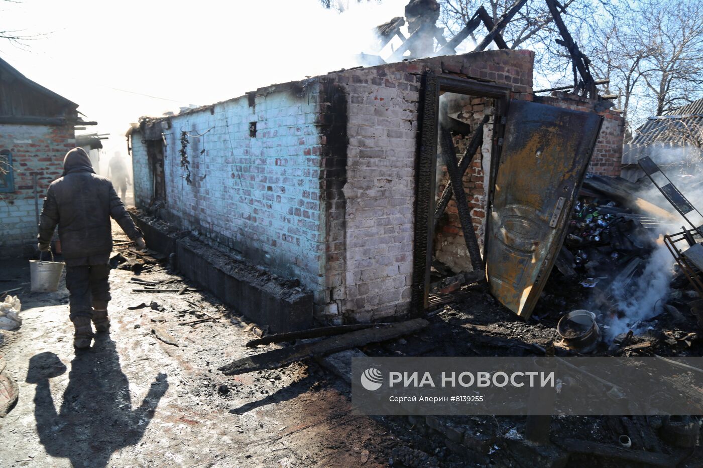 Пострадавшие районы Донецка при обстреле ВСУ