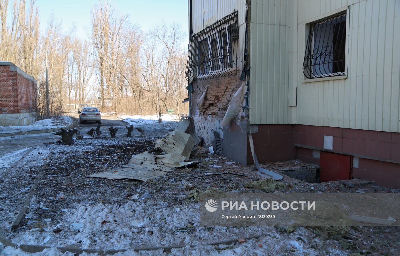 Пострадавшие районы Донецка при обстреле ВСУ