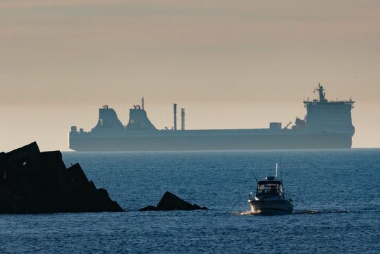 Новый паром "Маршал Рокоссовский" прибыл в Калининград