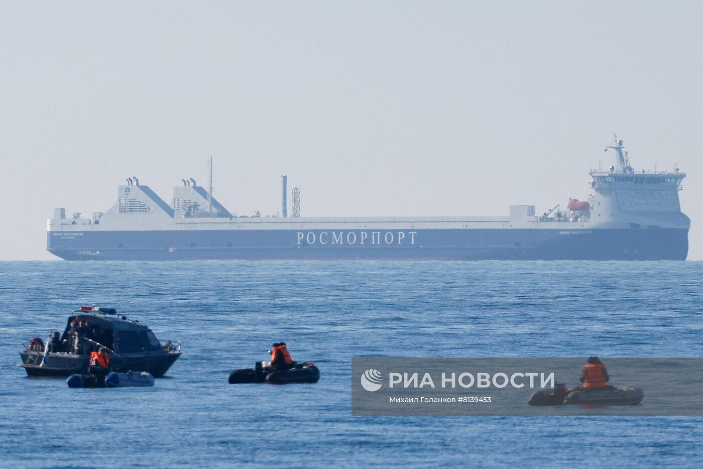 Новый паром "Маршал Рокоссовский" прибыл в Калининград