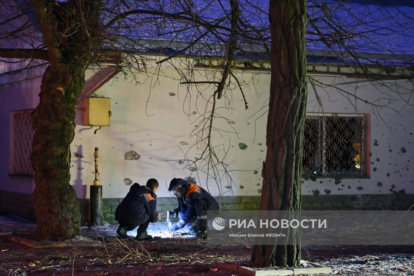 Пострадавшие районы Донецка при обстреле ВСУ