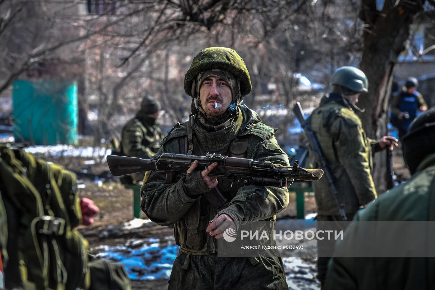 Над Волновахой поднят флаг ДНР