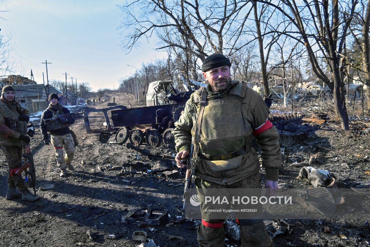Над Волновахой поднят флаг ДНР