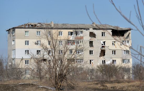 Над Волновахой поднят флаг ДНР