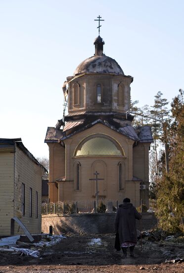 Над Волновахой поднят флаг ДНР
