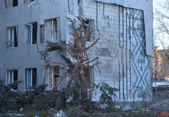 Над Волновахой поднят флаг ДНР