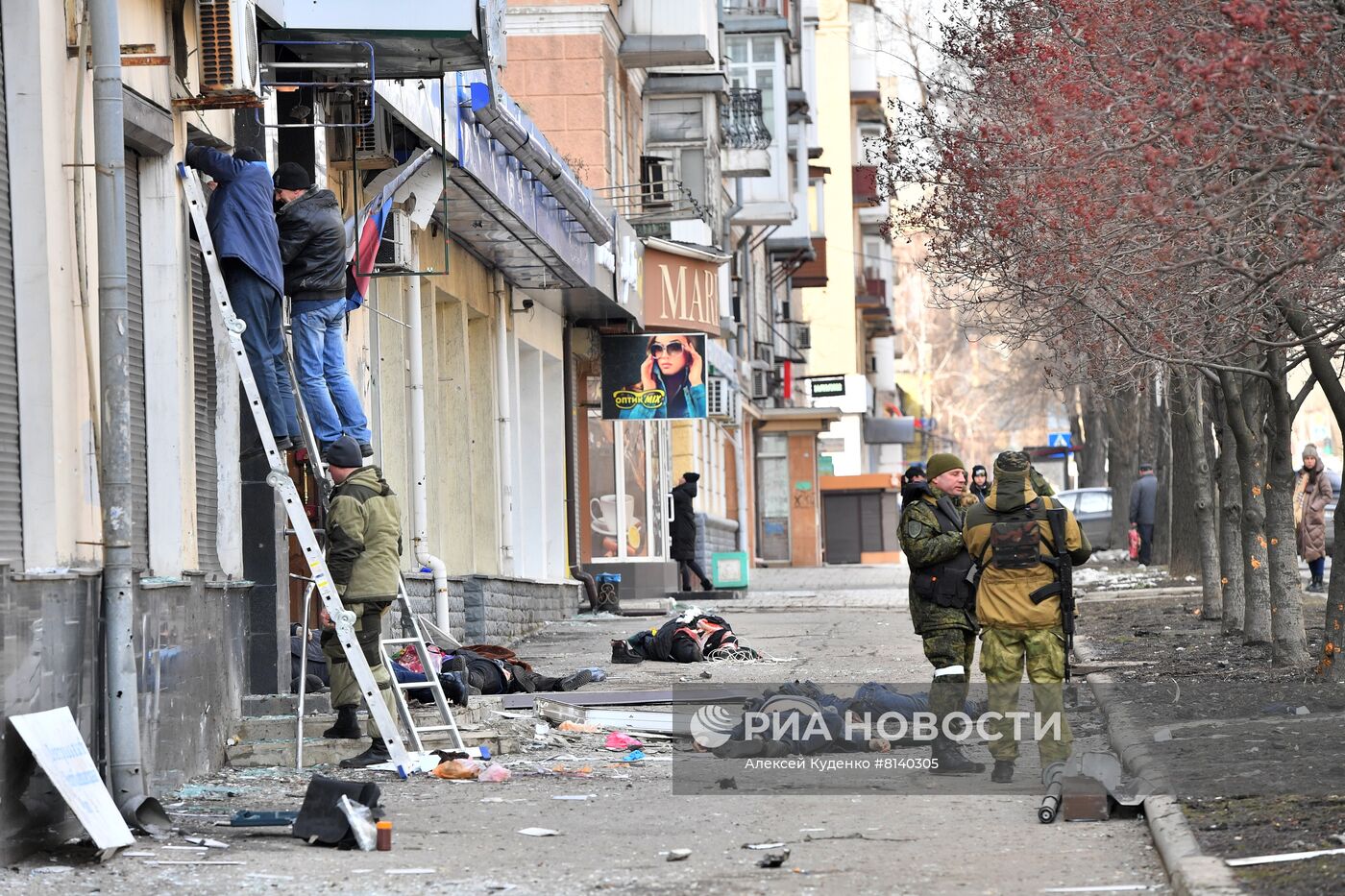 Украинские военные обстреляли Донецк