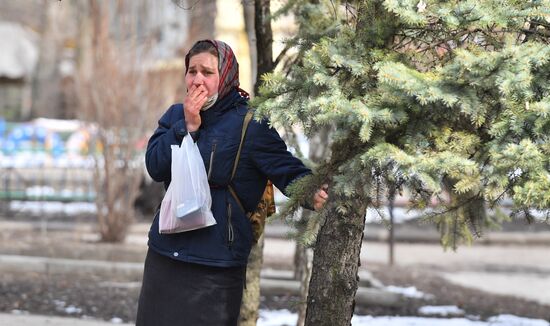 Украинские военные обстреляли Донецк