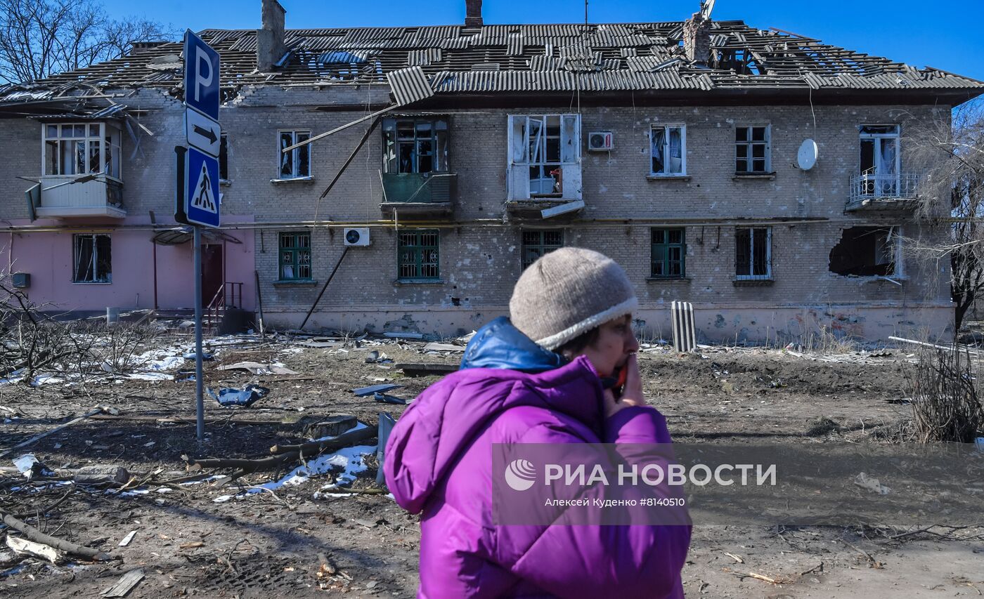 Перешедший под контроль ДНР город Волноваха