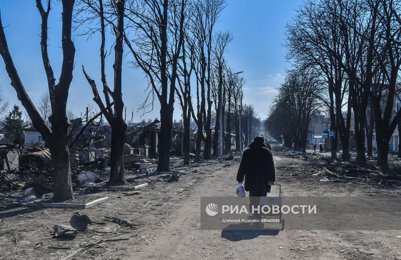 Перешедший под контроль ДНР город Волноваха