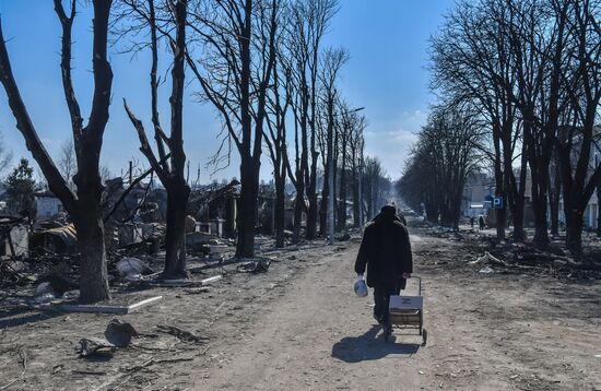 Перешедший под контроль ДНР город Волноваха