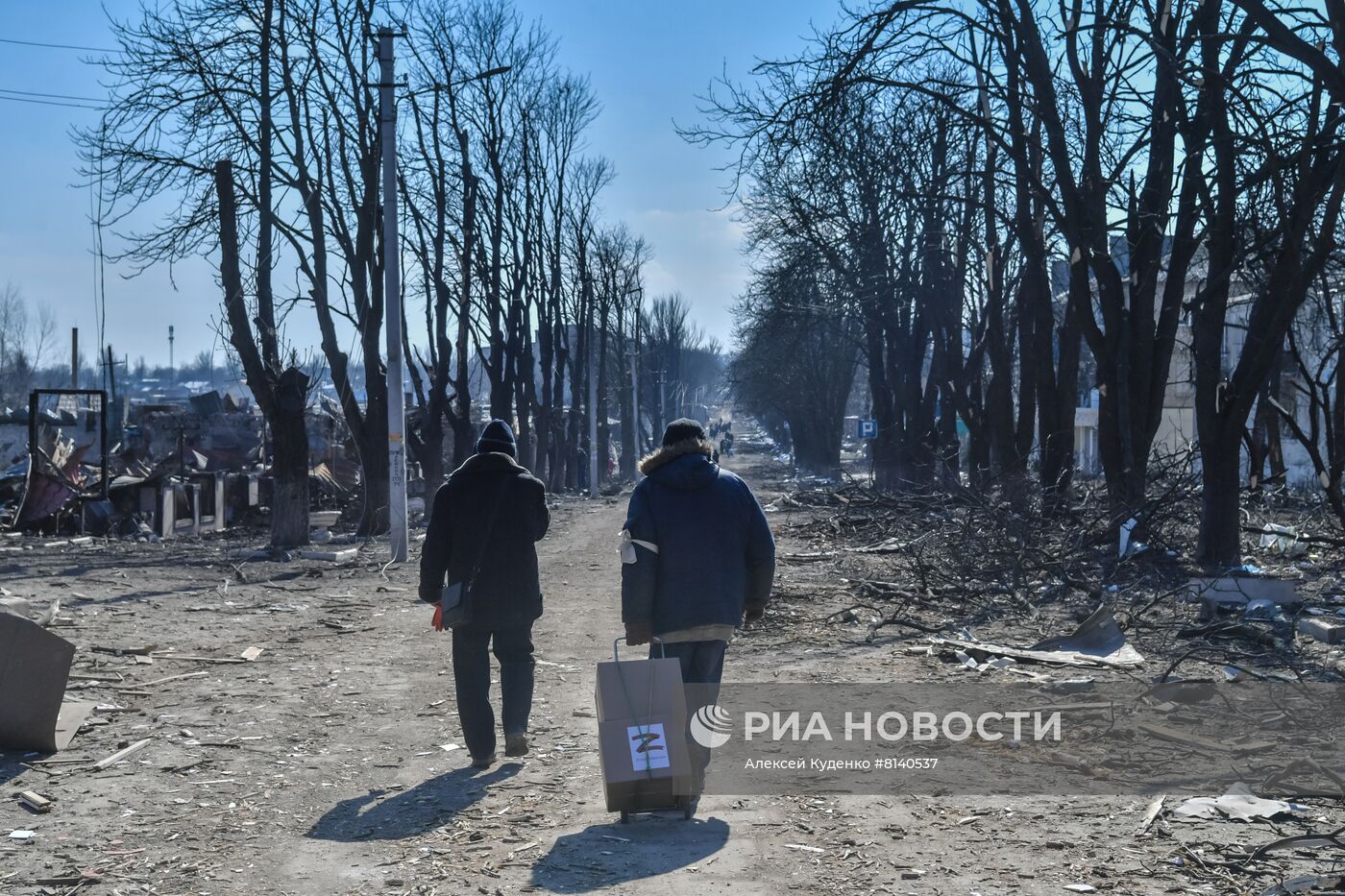 Перешедший под контроль ДНР город Волноваха