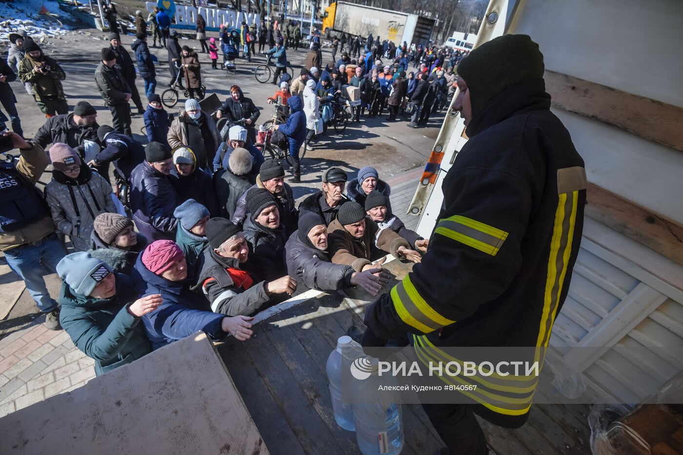Перешедший под контроль ДНР город Волноваха